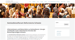 Desktop Screenshot of gottesdienst-ref.ch