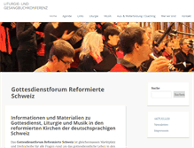 Tablet Screenshot of gottesdienst-ref.ch